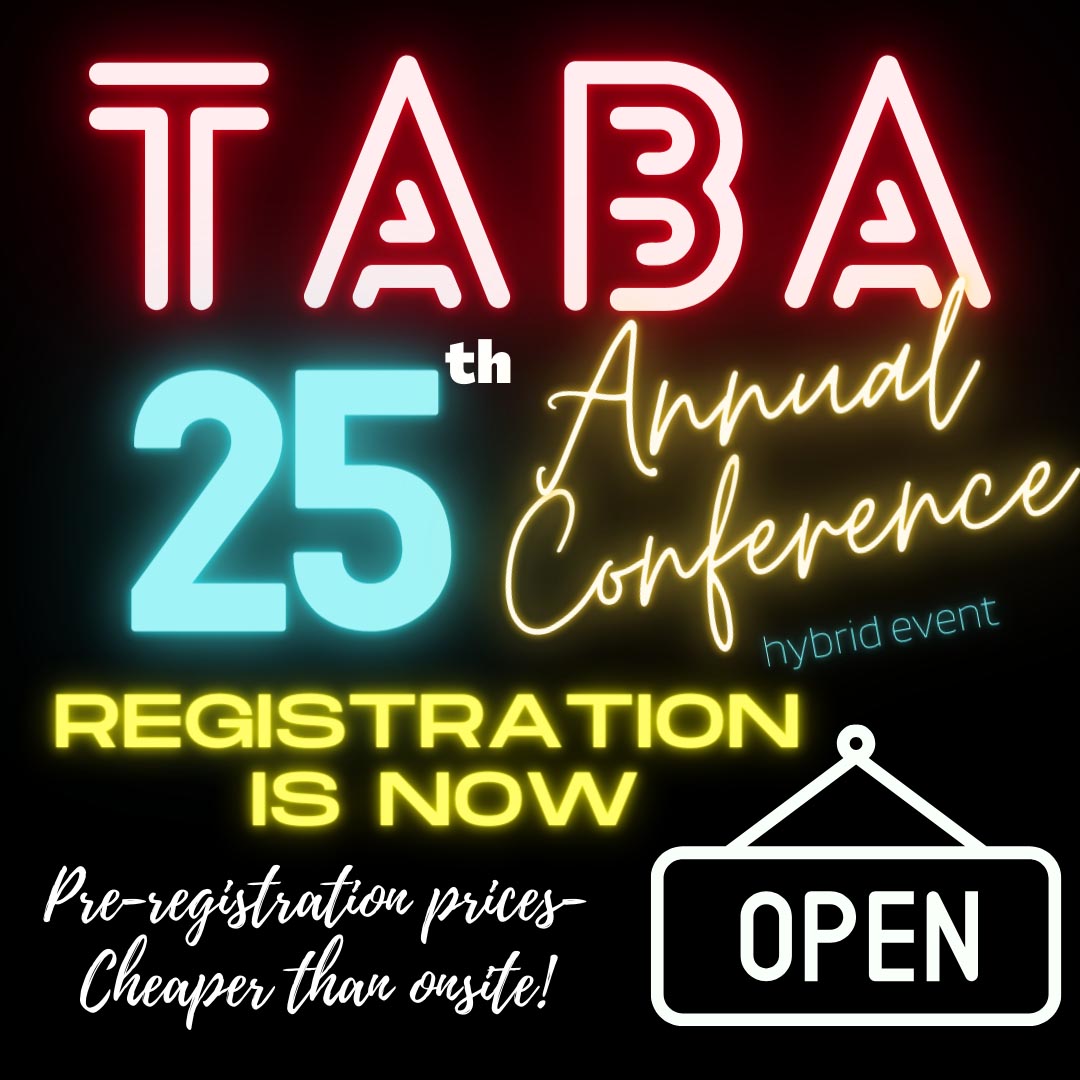 TABA Registration Open